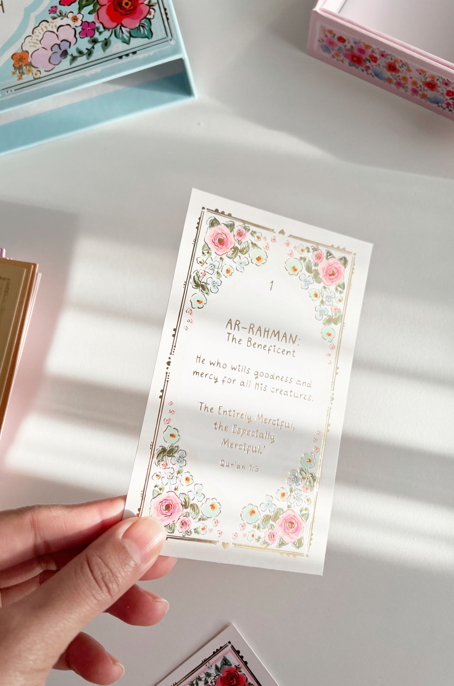 99 Names of Allah - Mini prints with drawer box | Quote Lovin' | Eid gifts