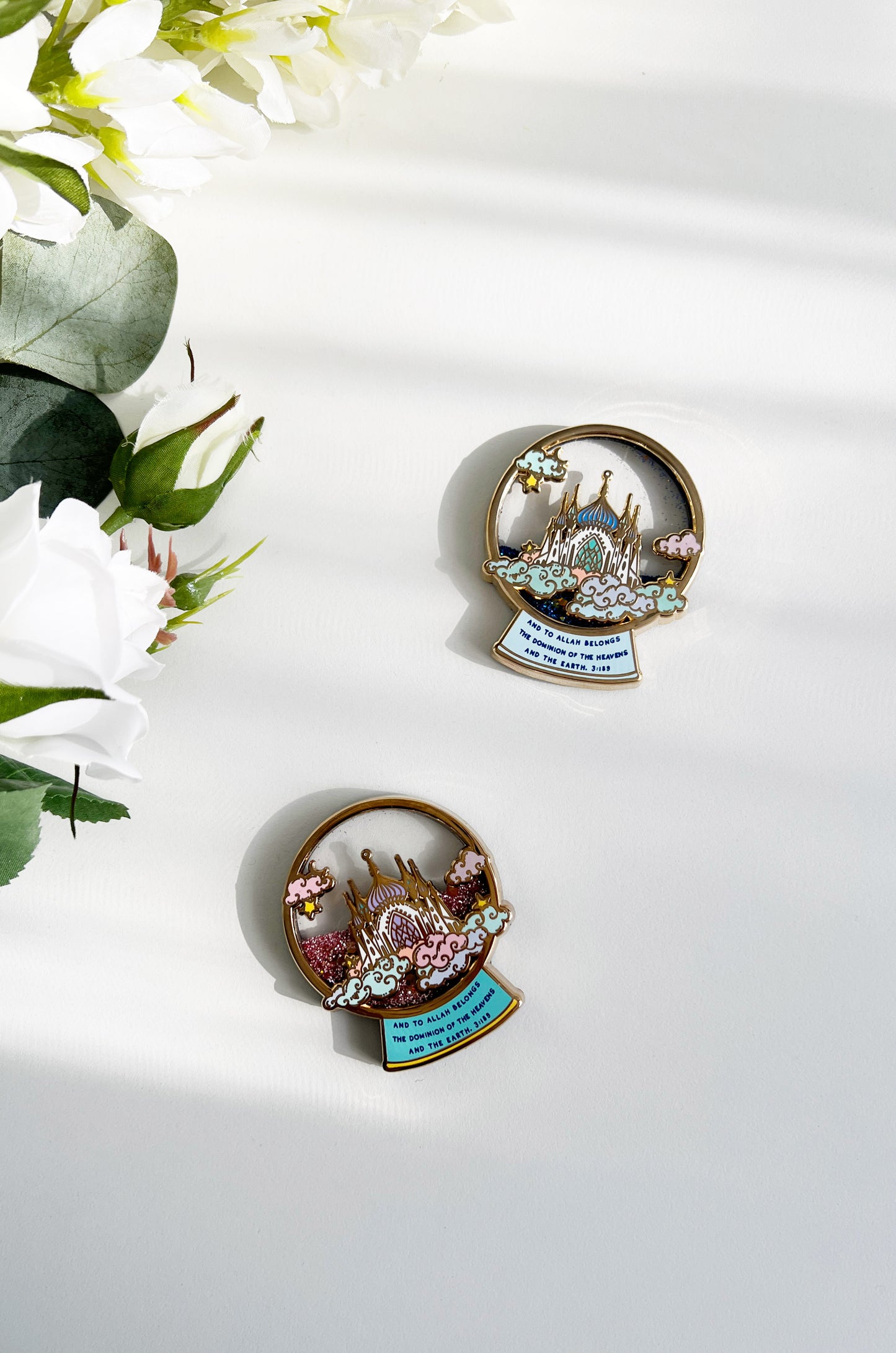 Snow globe - Glitter liquid Magnet | Quote Lovin' | Eid gifts