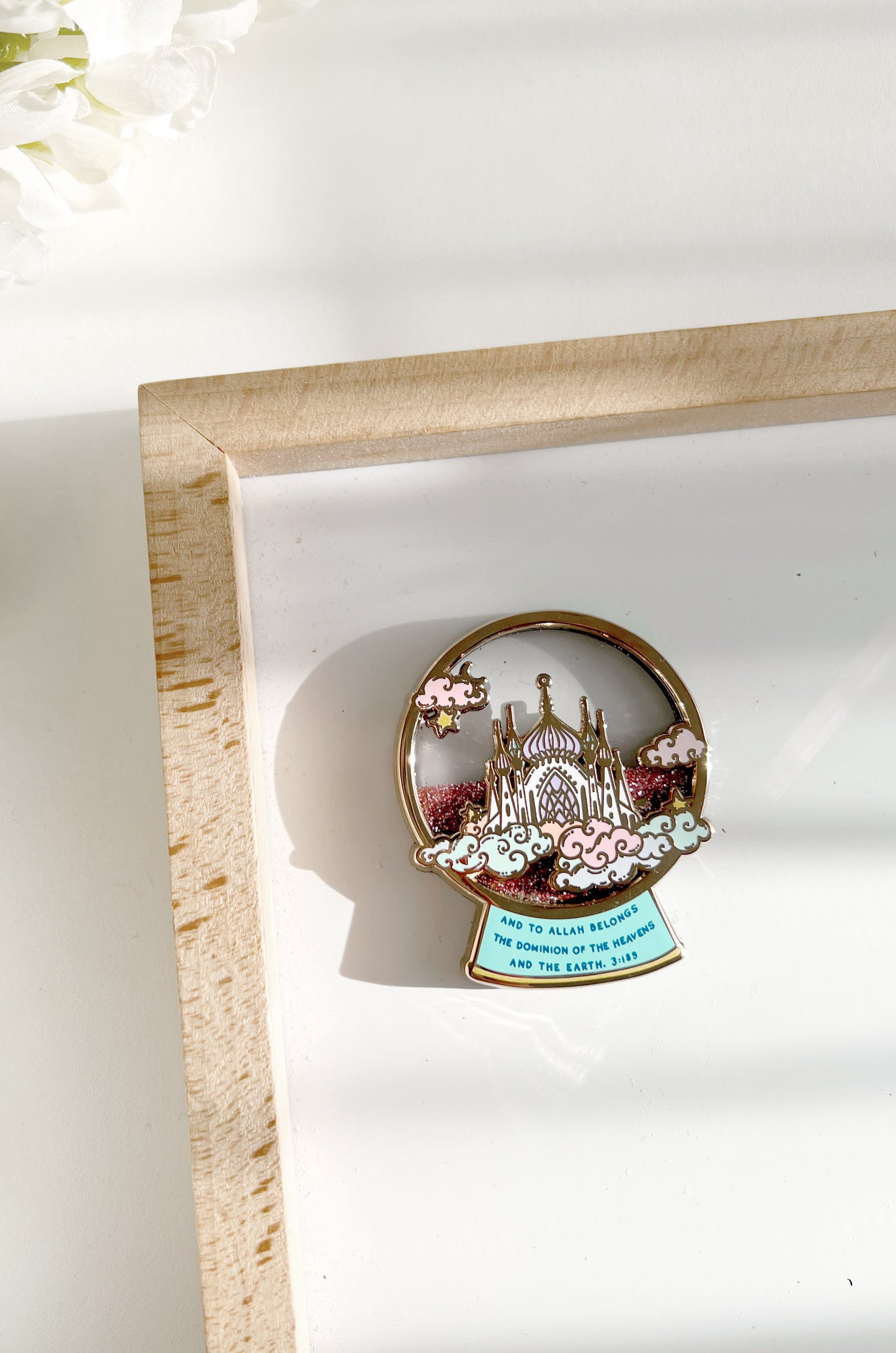 Snow globe - Glitter liquid Magnet | Quote Lovin' | Eid gifts