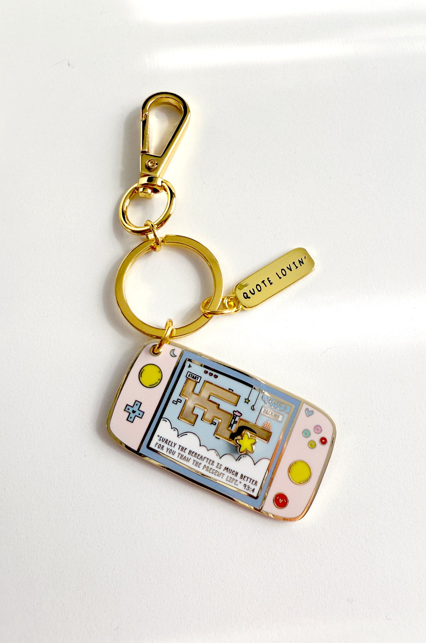 Game console keyring | Quote Lovin' | Eid gifts