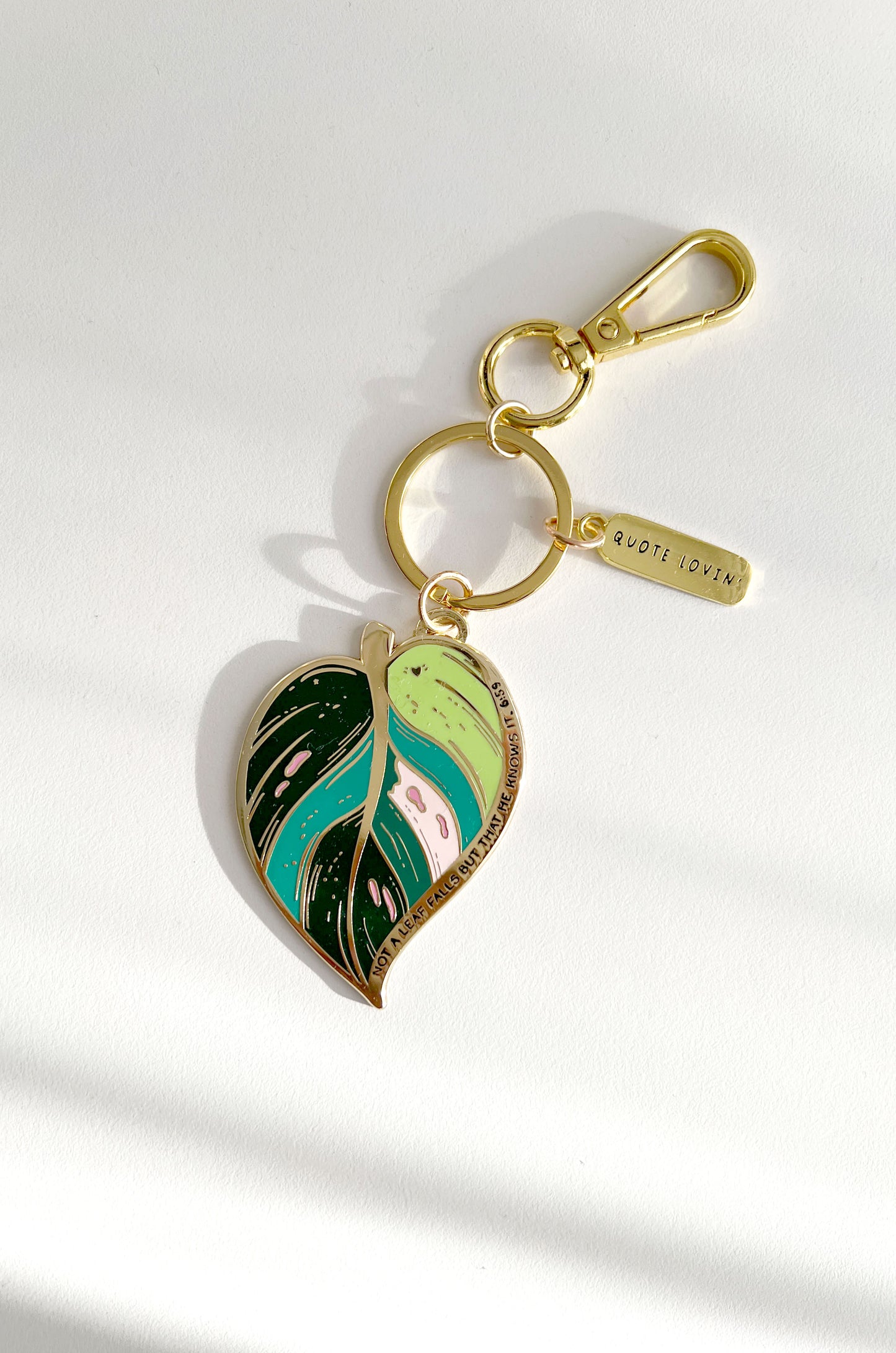 Leaf keyring | Quote Lovin' | Eid gifts - Quote Lovin'