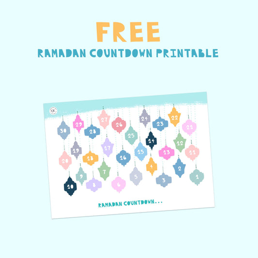 Ramadan Countdown printable - Freebies