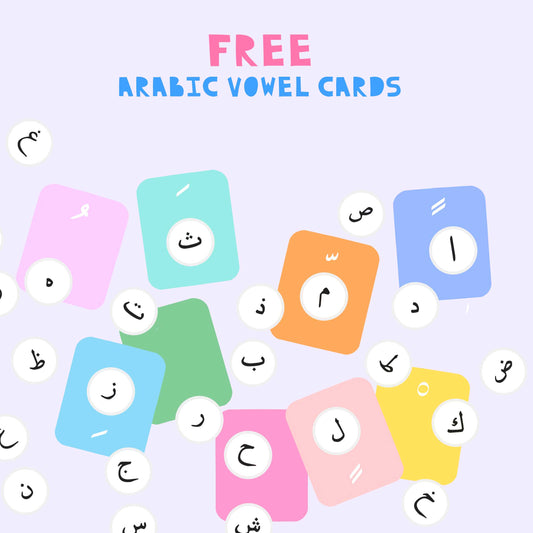 Arabic vowel cards