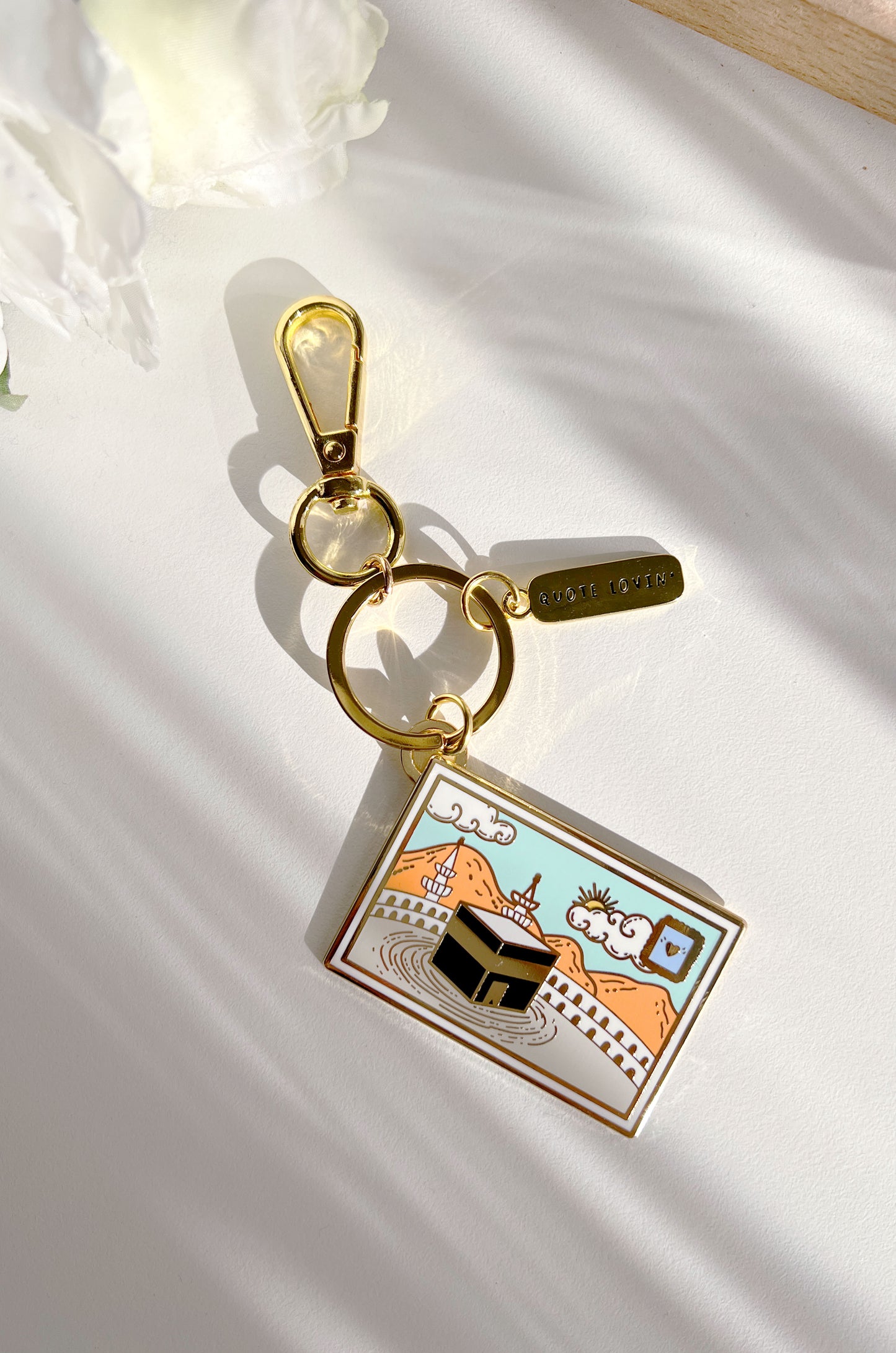 Postcard keyring | Quote Lovin' | Eid gifts