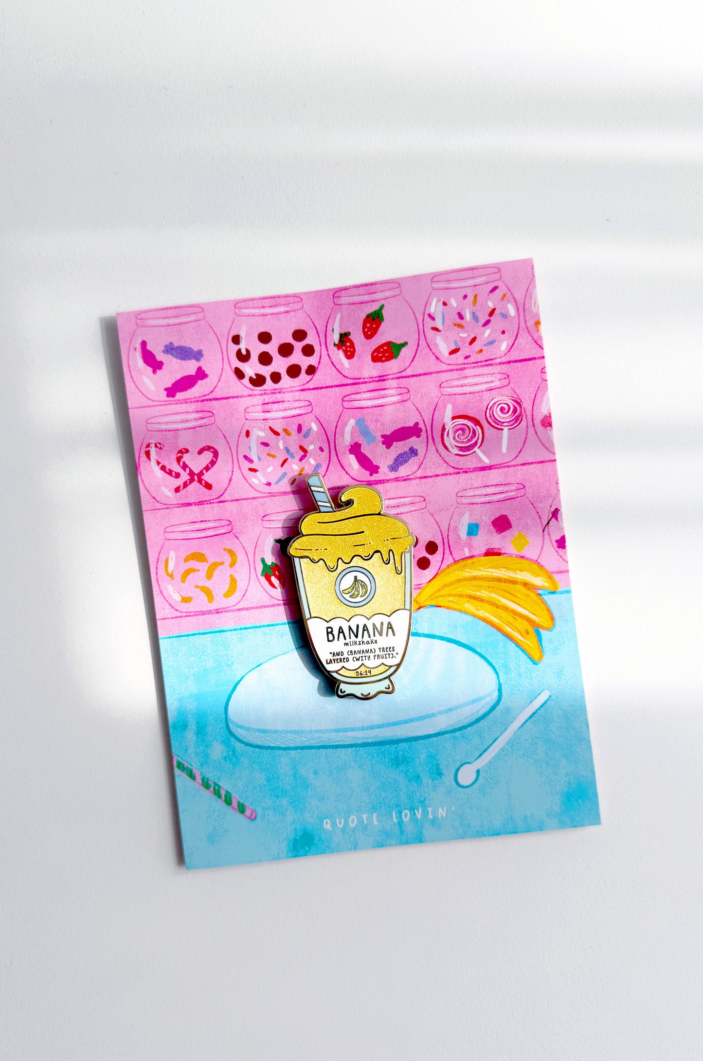Banana milkshake Magnet | Quote Lovin' | Eid gifts