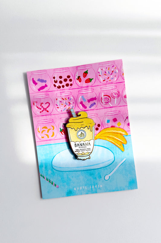 Banana milkshake Magnet | Quote Lovin' | Eid gifts