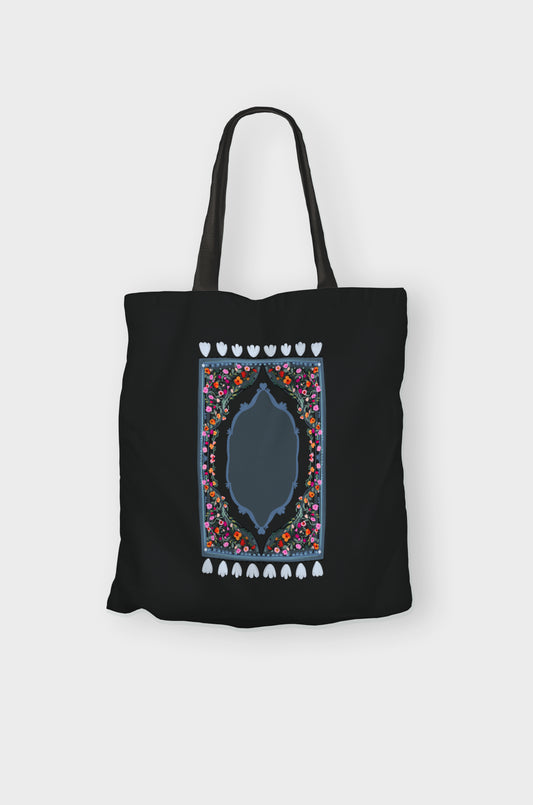 Prayer mat - Black Tote  | Quote Lovin' | Eid gifts