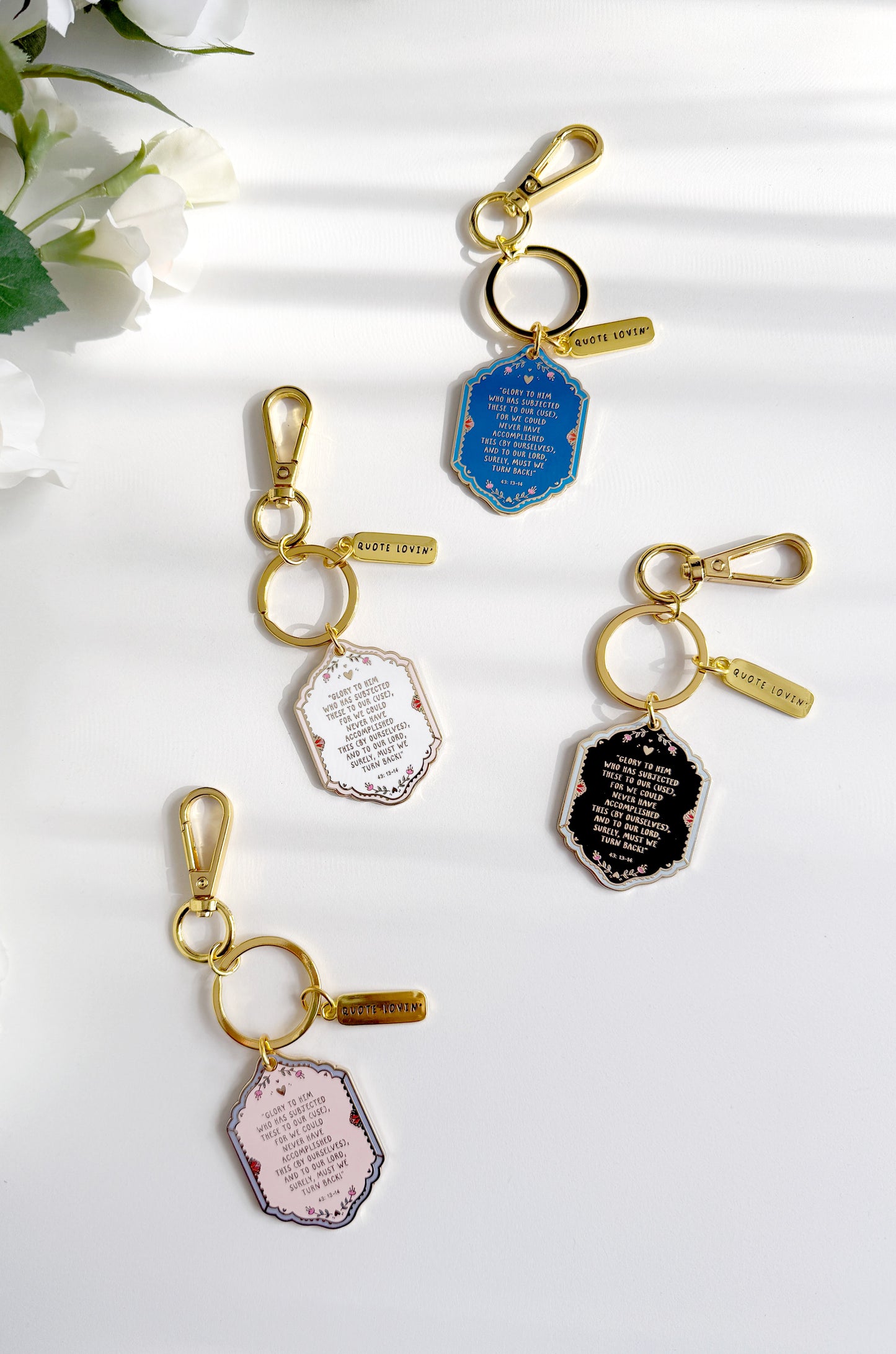 Travel du'a keyring | Quote Lovin' | Eid gifts - Quote Lovin'