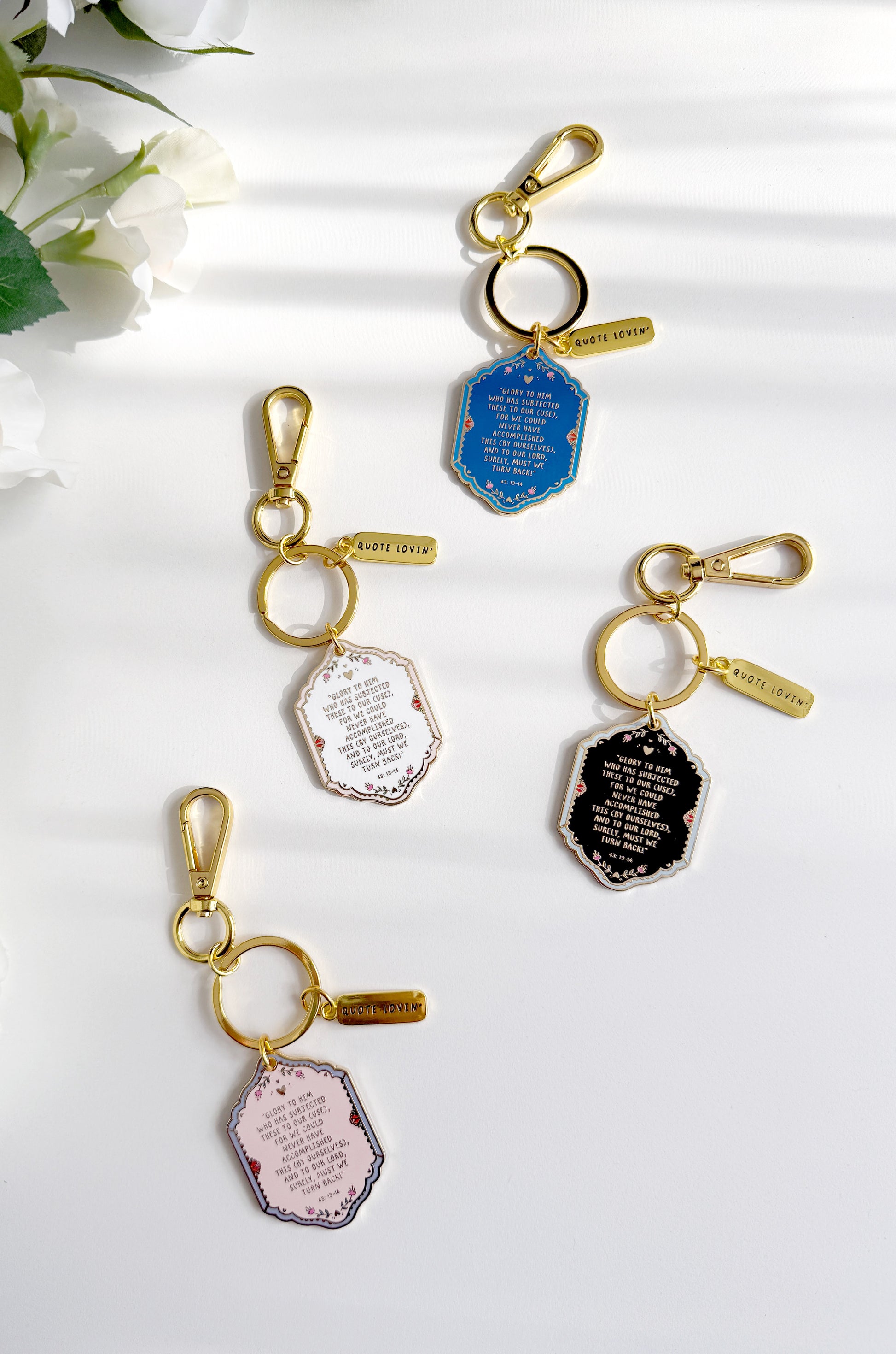 Travel du'a keyring | Quote Lovin' | Eid gifts - Quote Lovin'