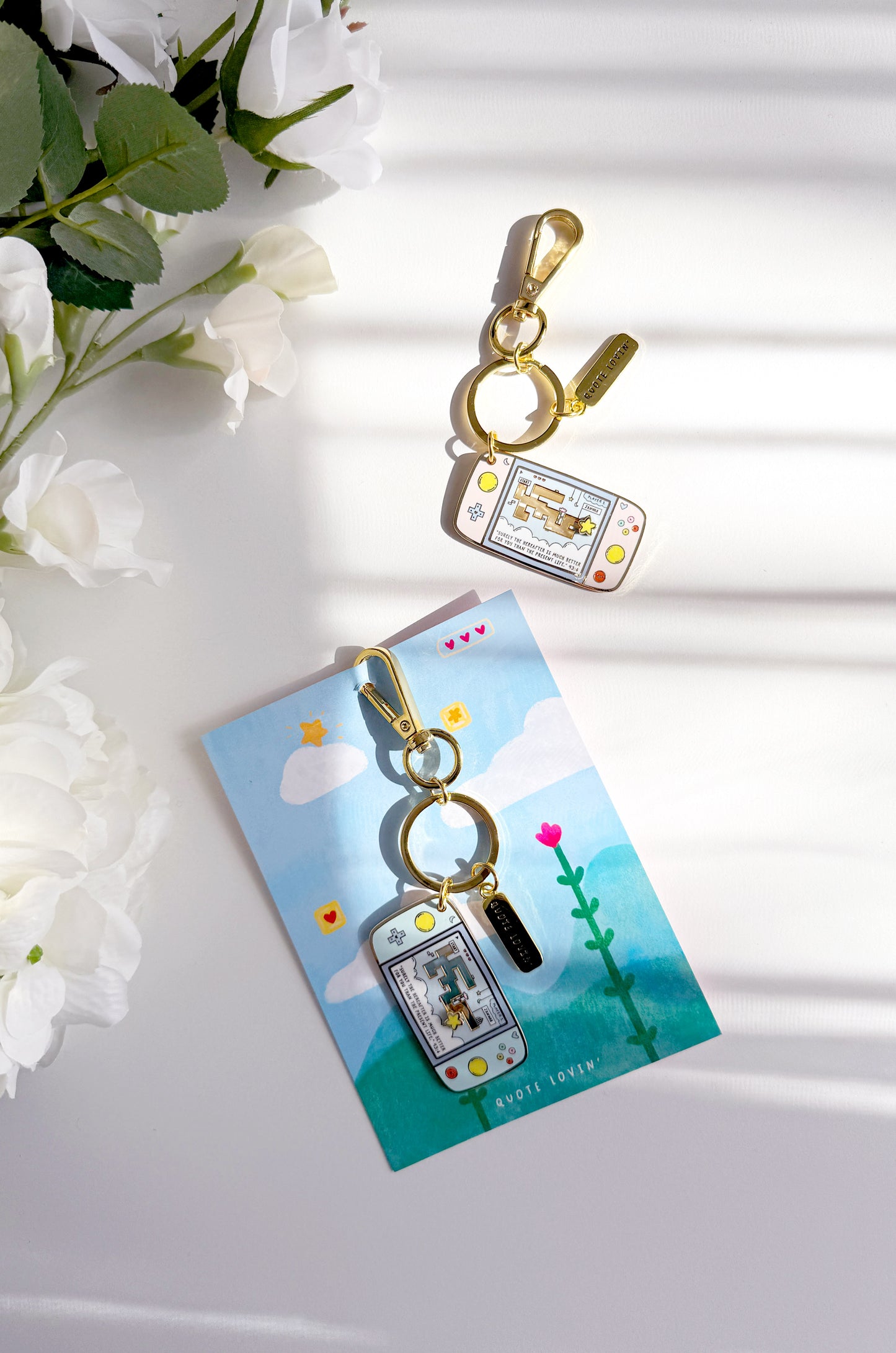 Game console keyring | Quote Lovin' | Eid gifts