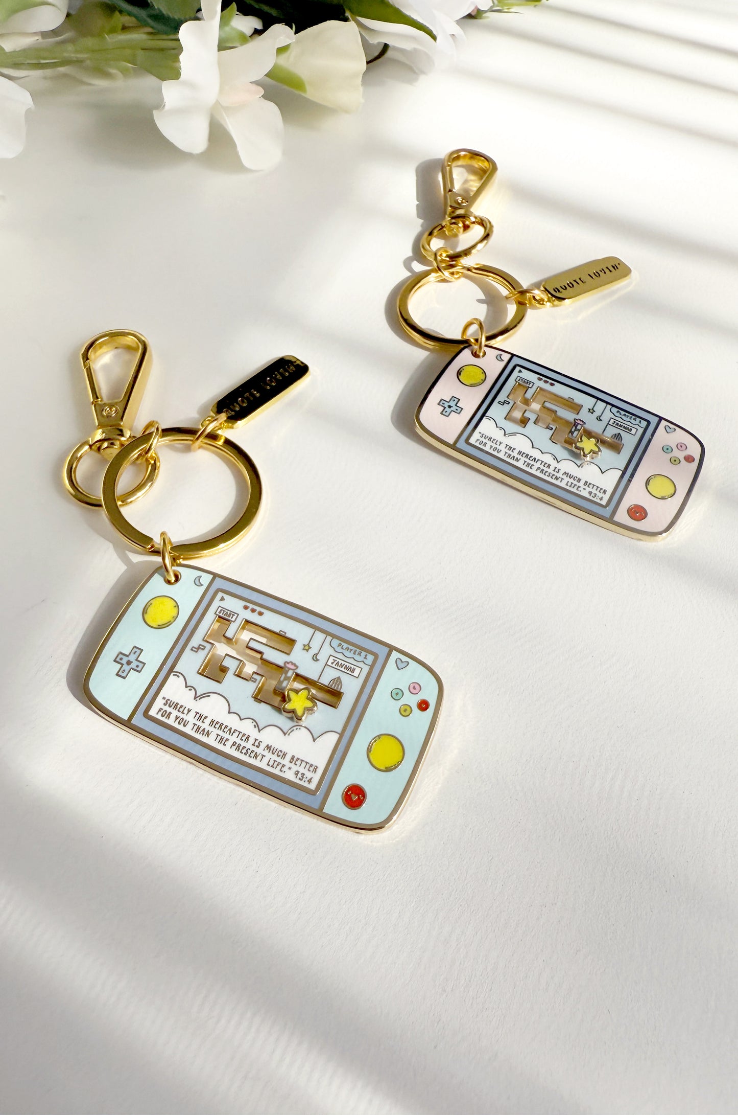 Game console keyring | Quote Lovin' | Eid gifts