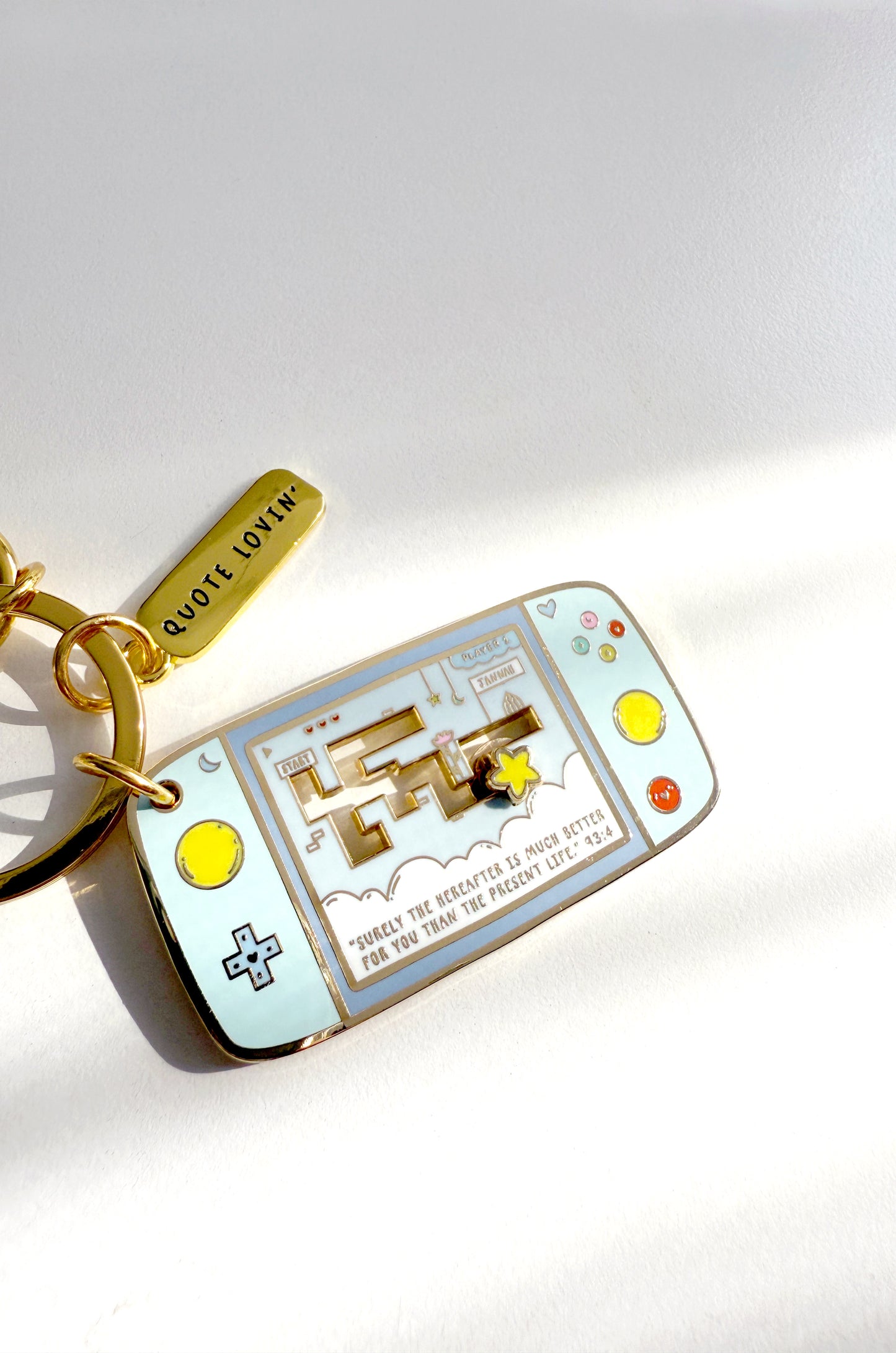Game console keyring | Quote Lovin' | Eid gifts