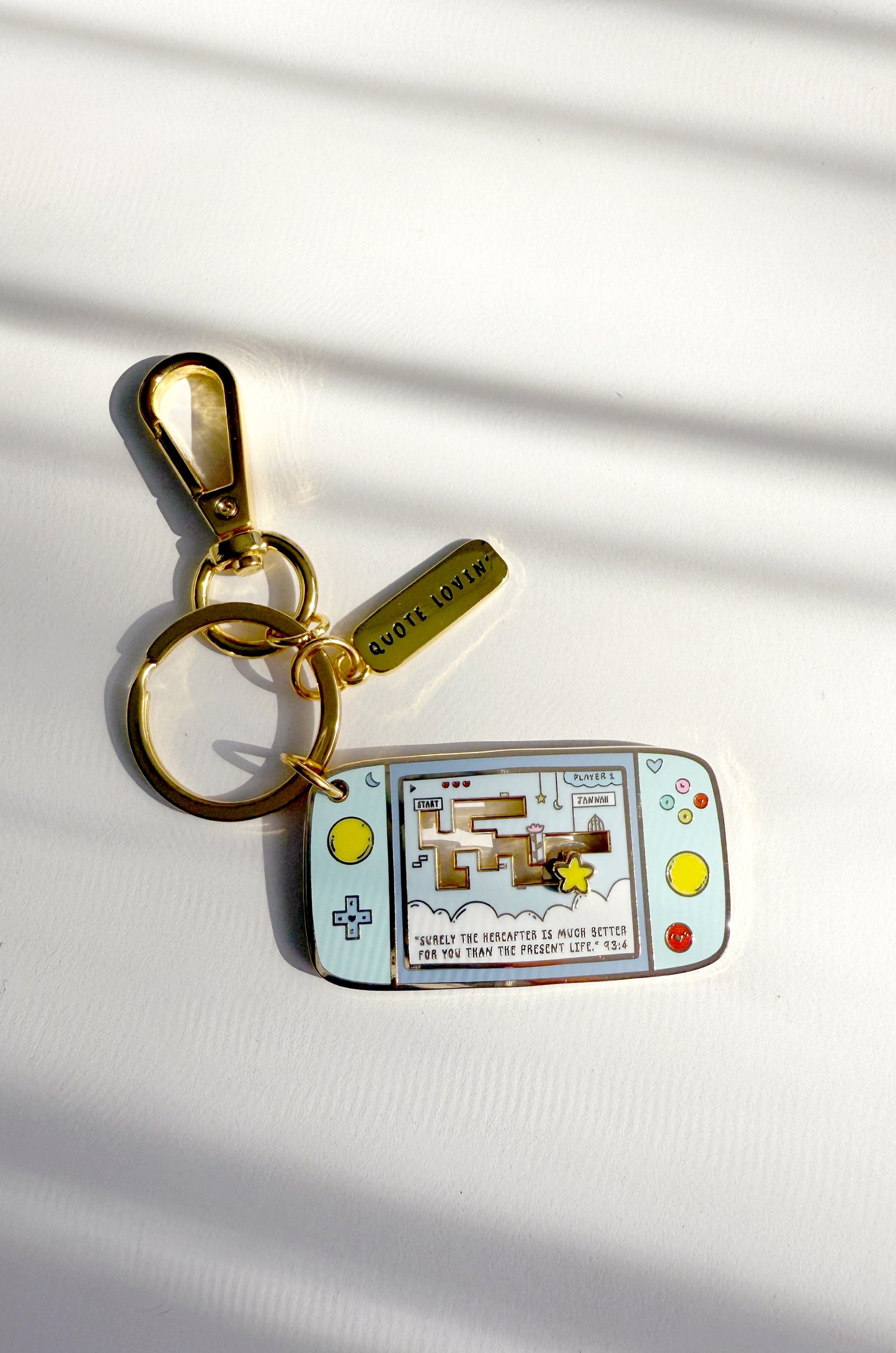 Game console keyring | Quote Lovin' | Eid gifts