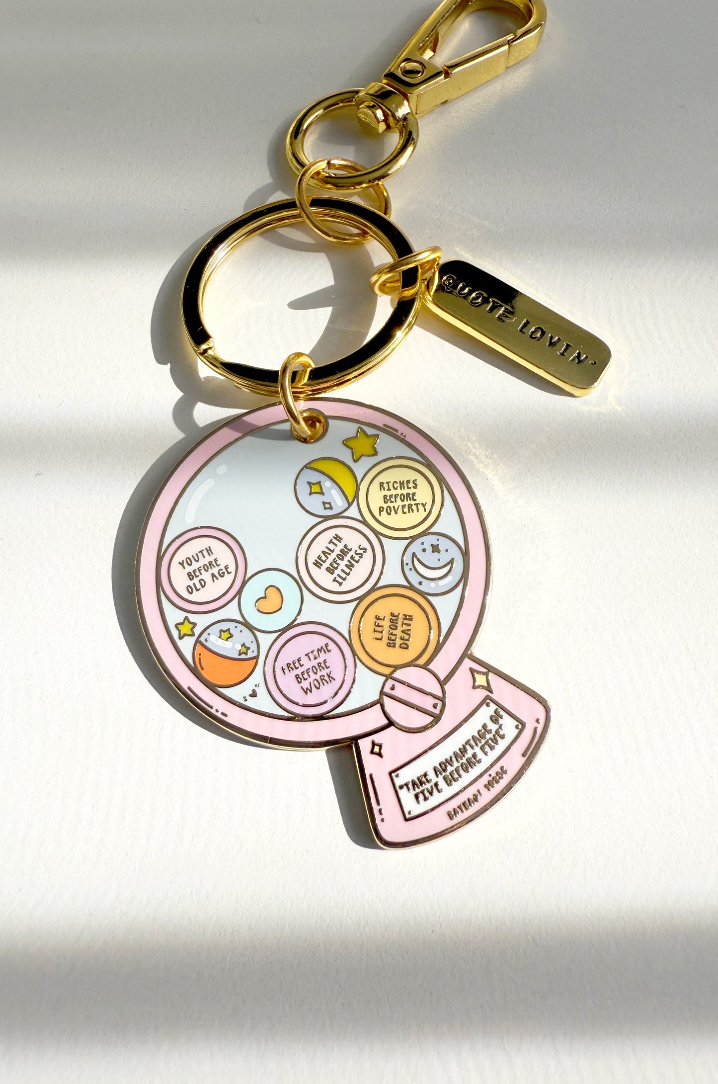 Gumball machine keyring | Quote Lovin' | Eid gifts