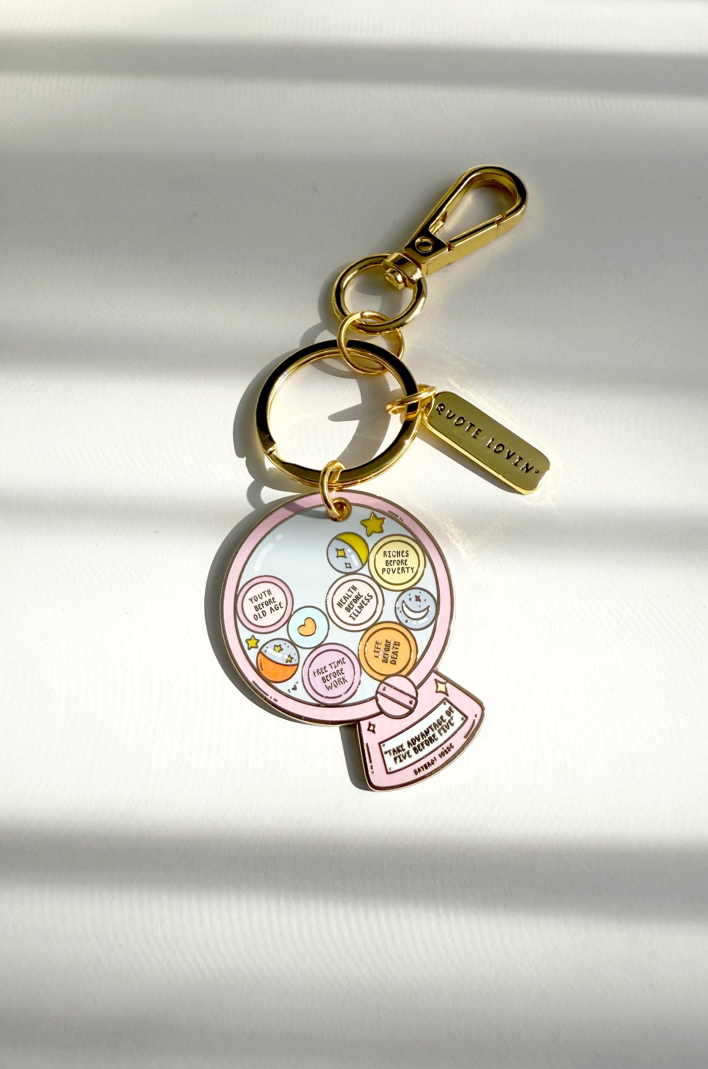 Gumball machine keyring | Quote Lovin' | Eid gifts