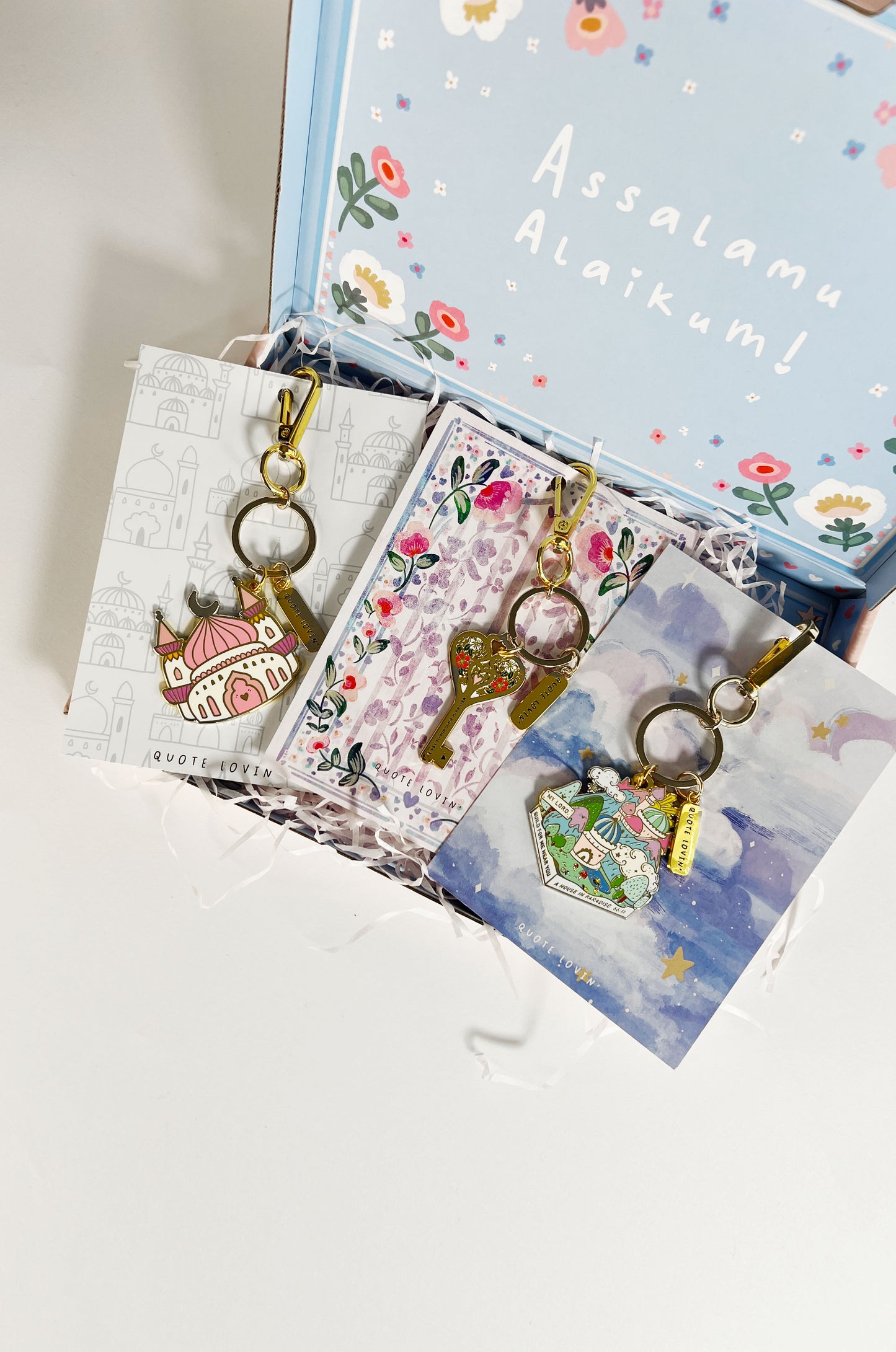 Keyring collection one | Quote Lovin' | Eid Letterbox gift - Quote Lovin'