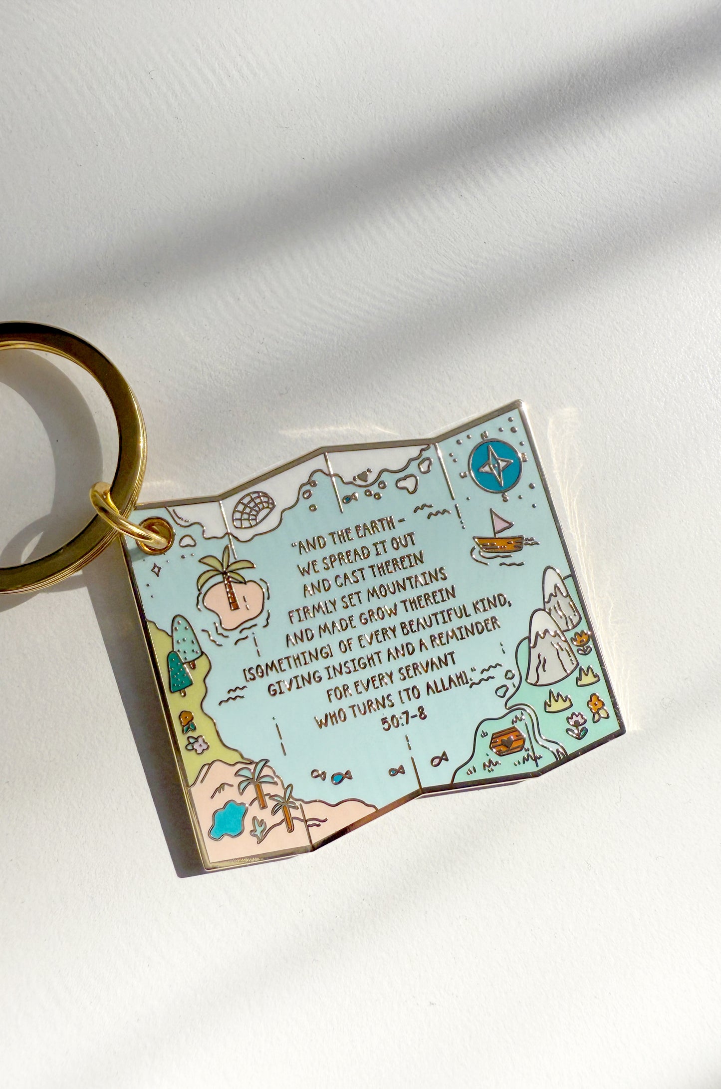 Map keyring | Quote Lovin' | Eid gifts