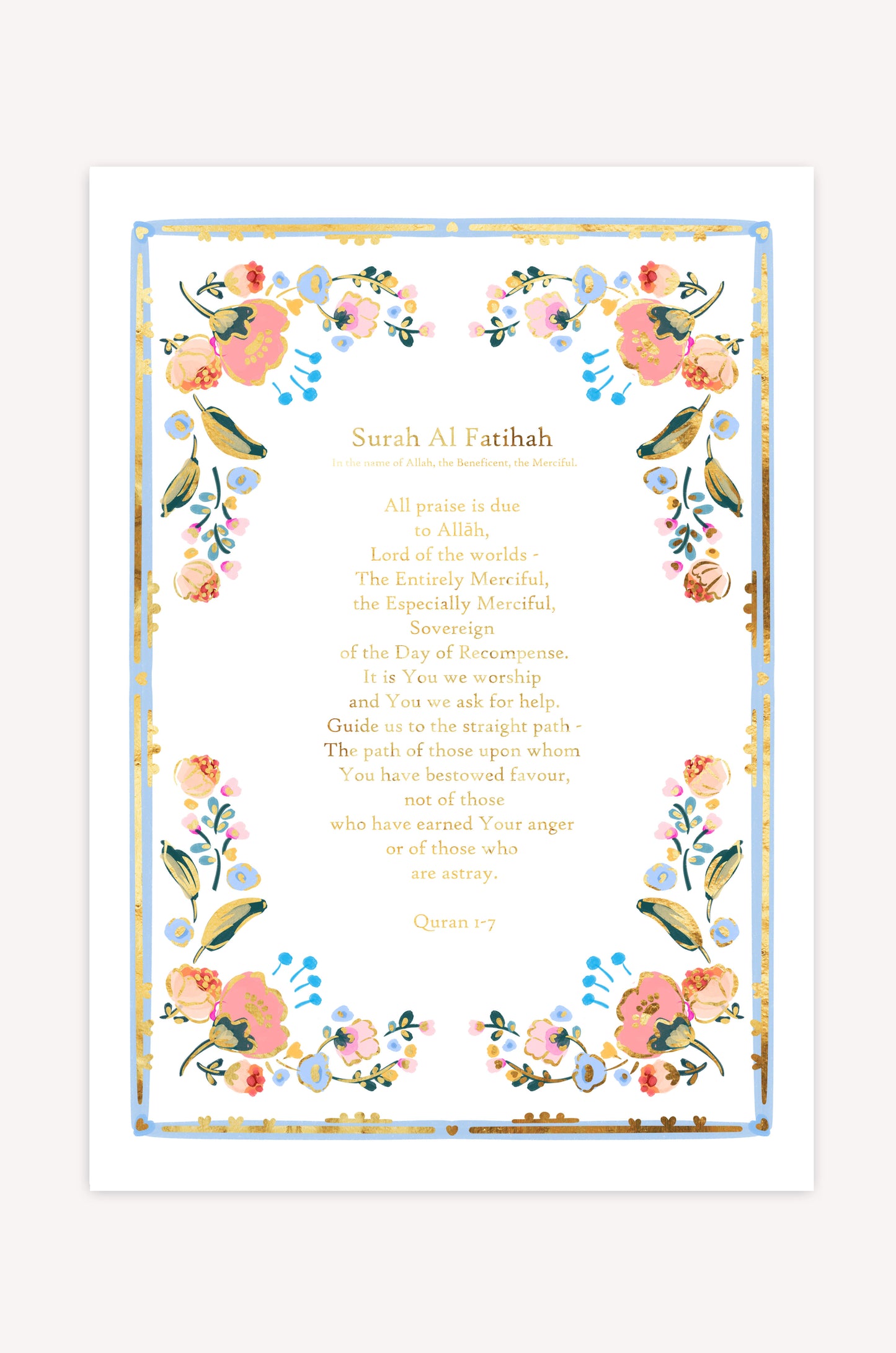 Foil Prints A4 | Quote Lovin' | Eid gift ideas