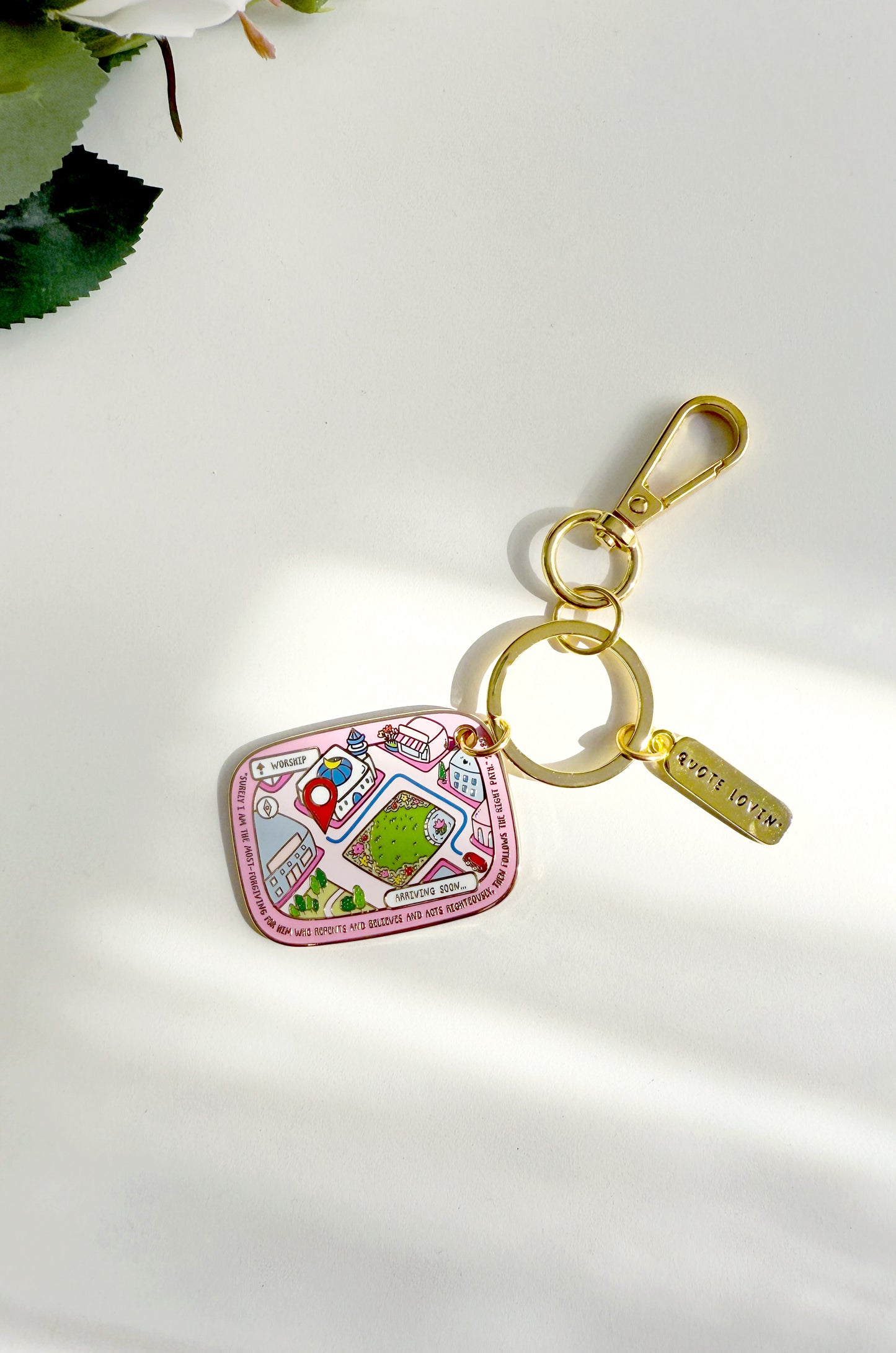 Sat Nav keyring | Quote Lovin' | Eid gifts