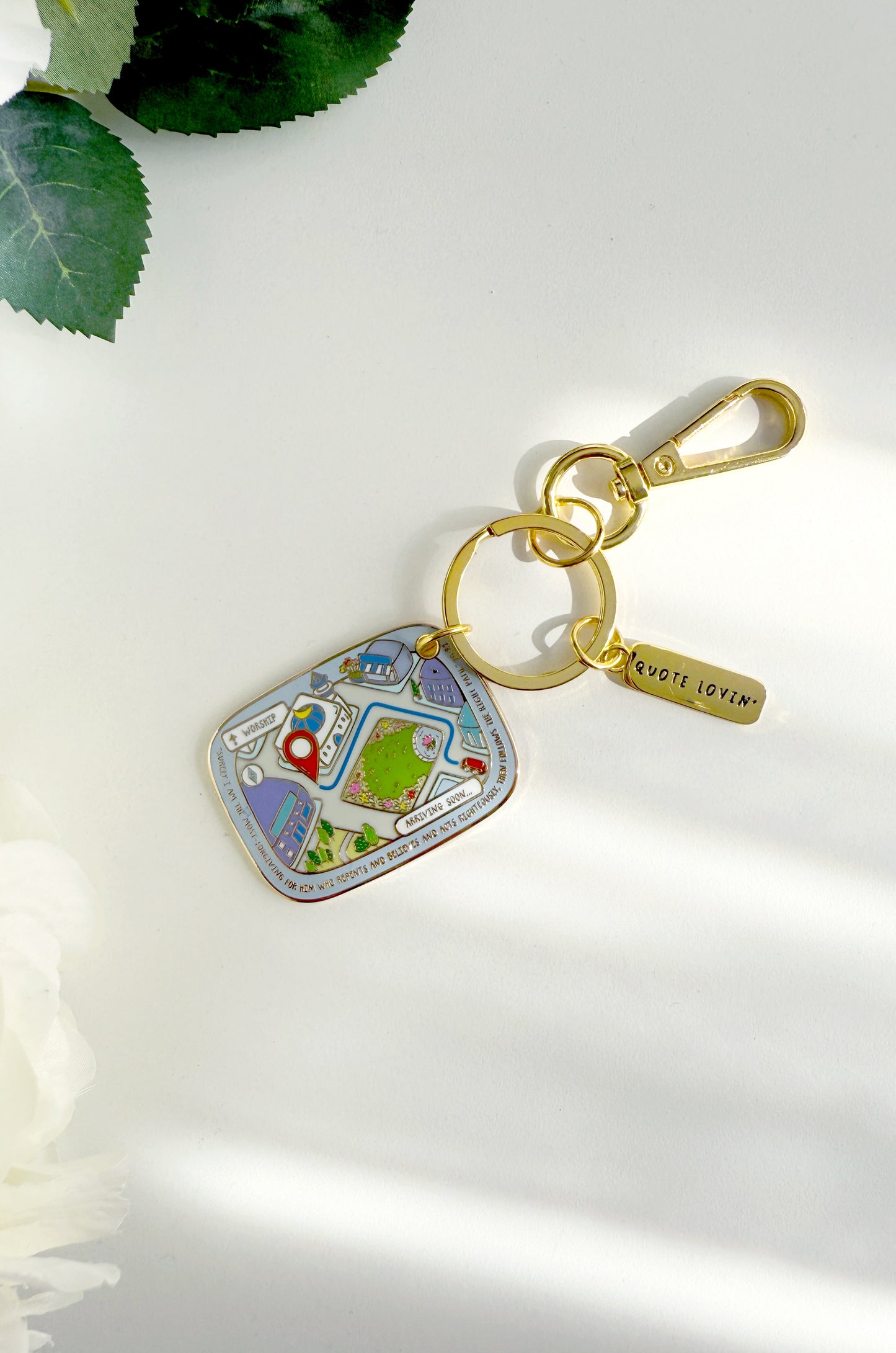 Sat Nav keyring | Quote Lovin' | Eid gifts