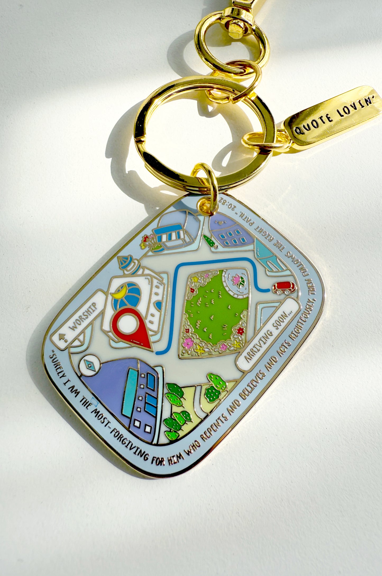 Sat Nav keyring | Quote Lovin' | Eid gifts
