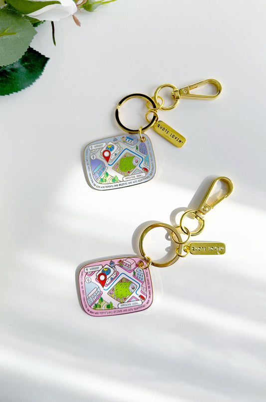 Sat Nav keyring | Quote Lovin' | Eid gifts