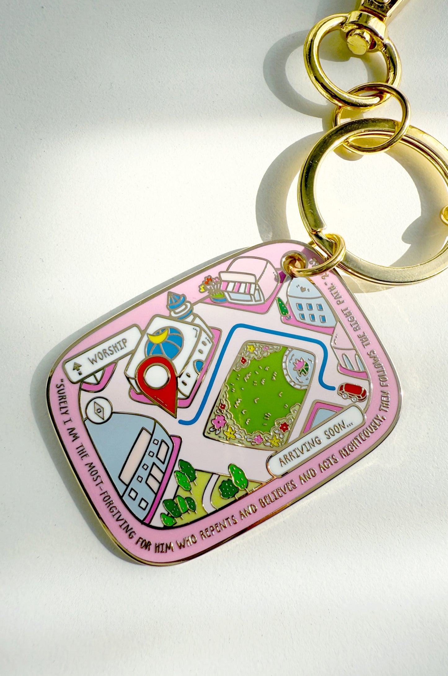 Sat Nav keyring | Quote Lovin' | Eid gifts
