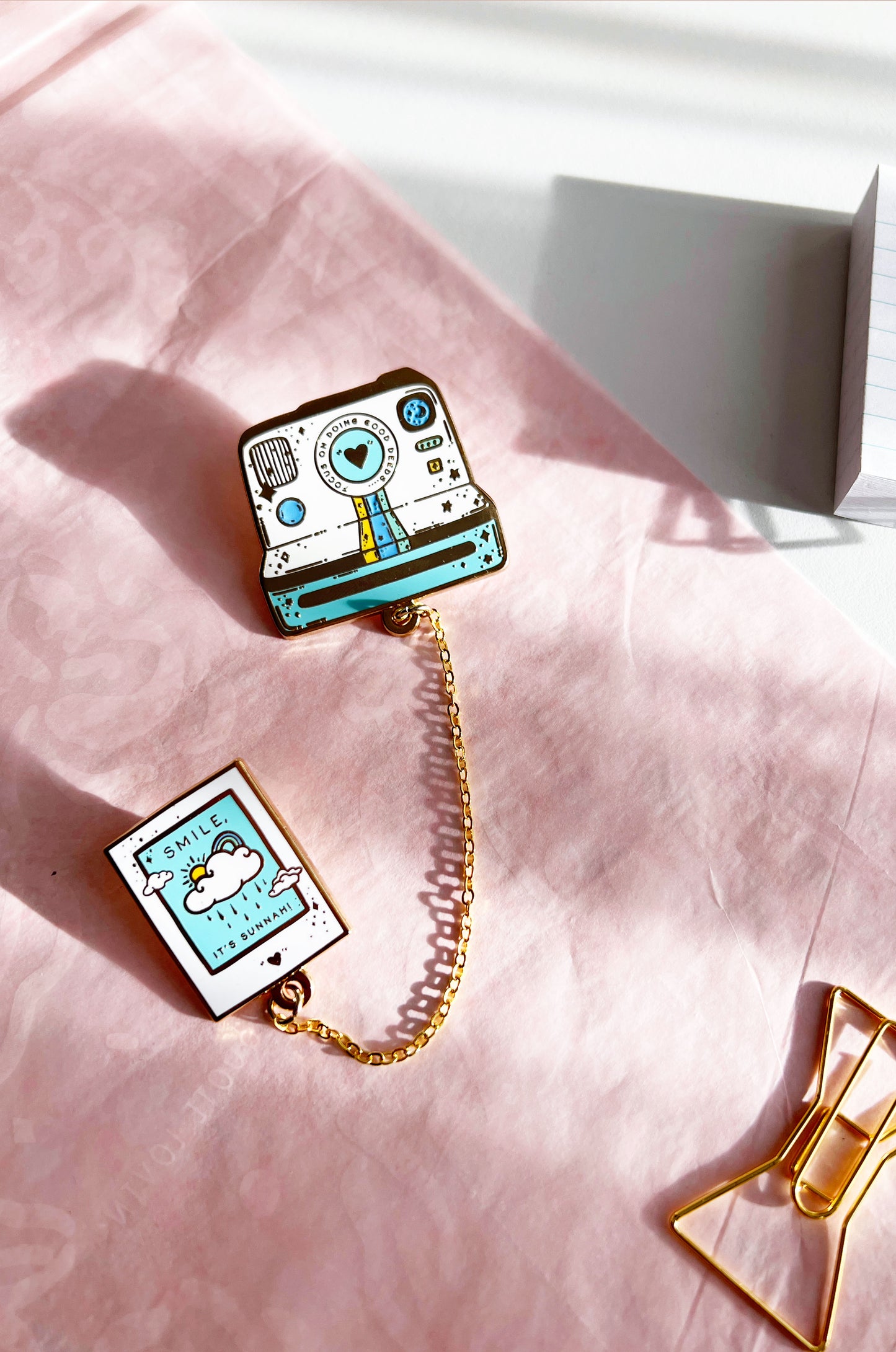 Polaroid chain pins | Quote Lovin' | Eid gifts - Quote Lovin'