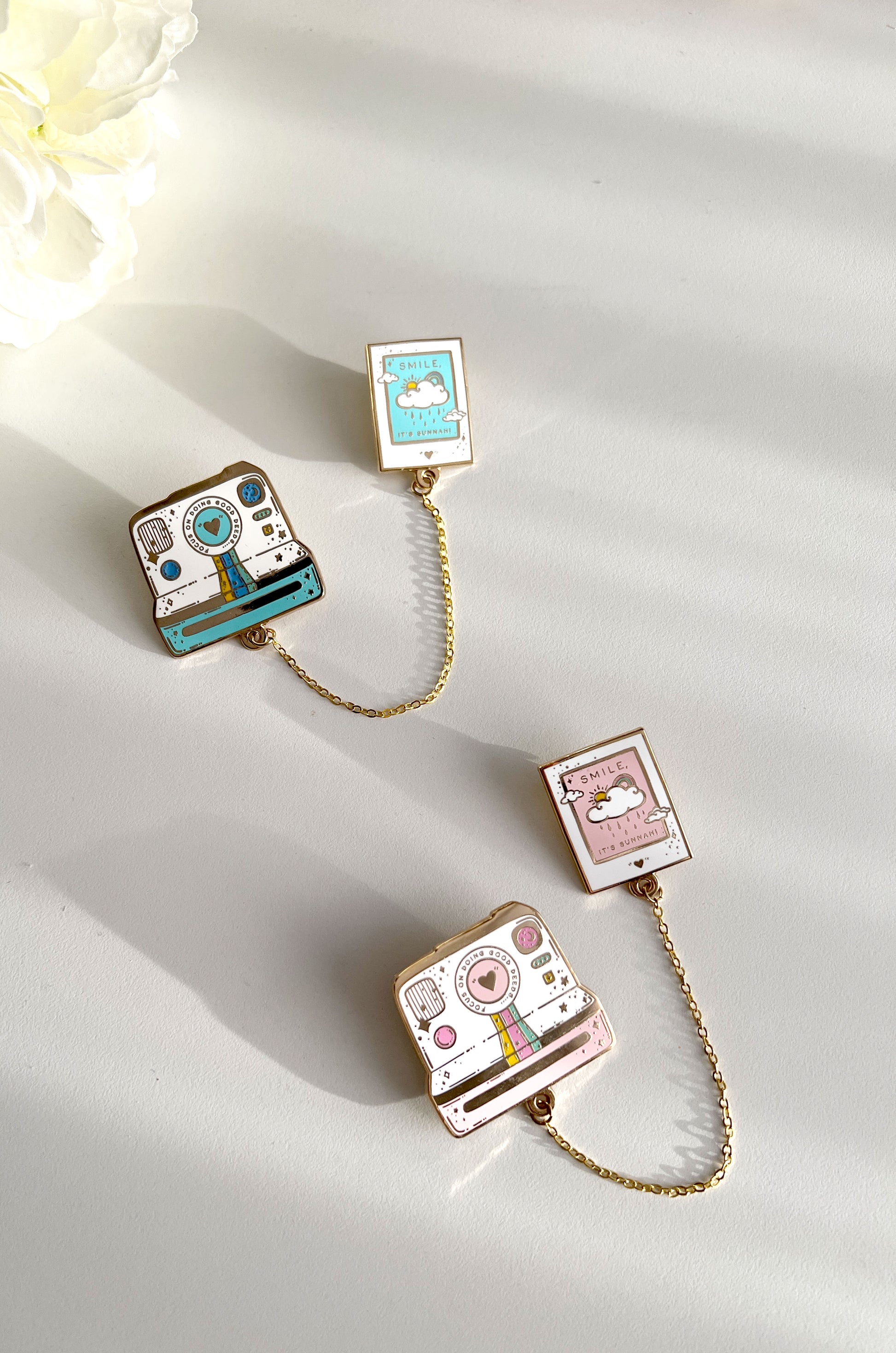 Polaroid chain pins | Quote Lovin' | Eid gifts - Quote Lovin'